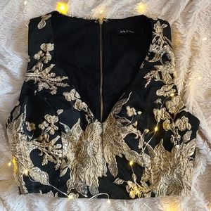 Embroidered Vintage Crop